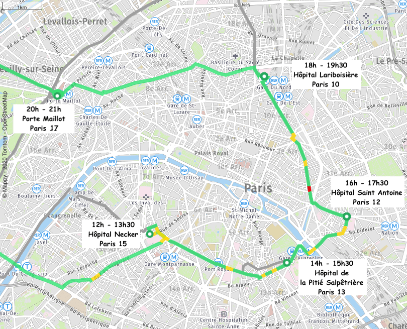 Les points de rencontre à Paris